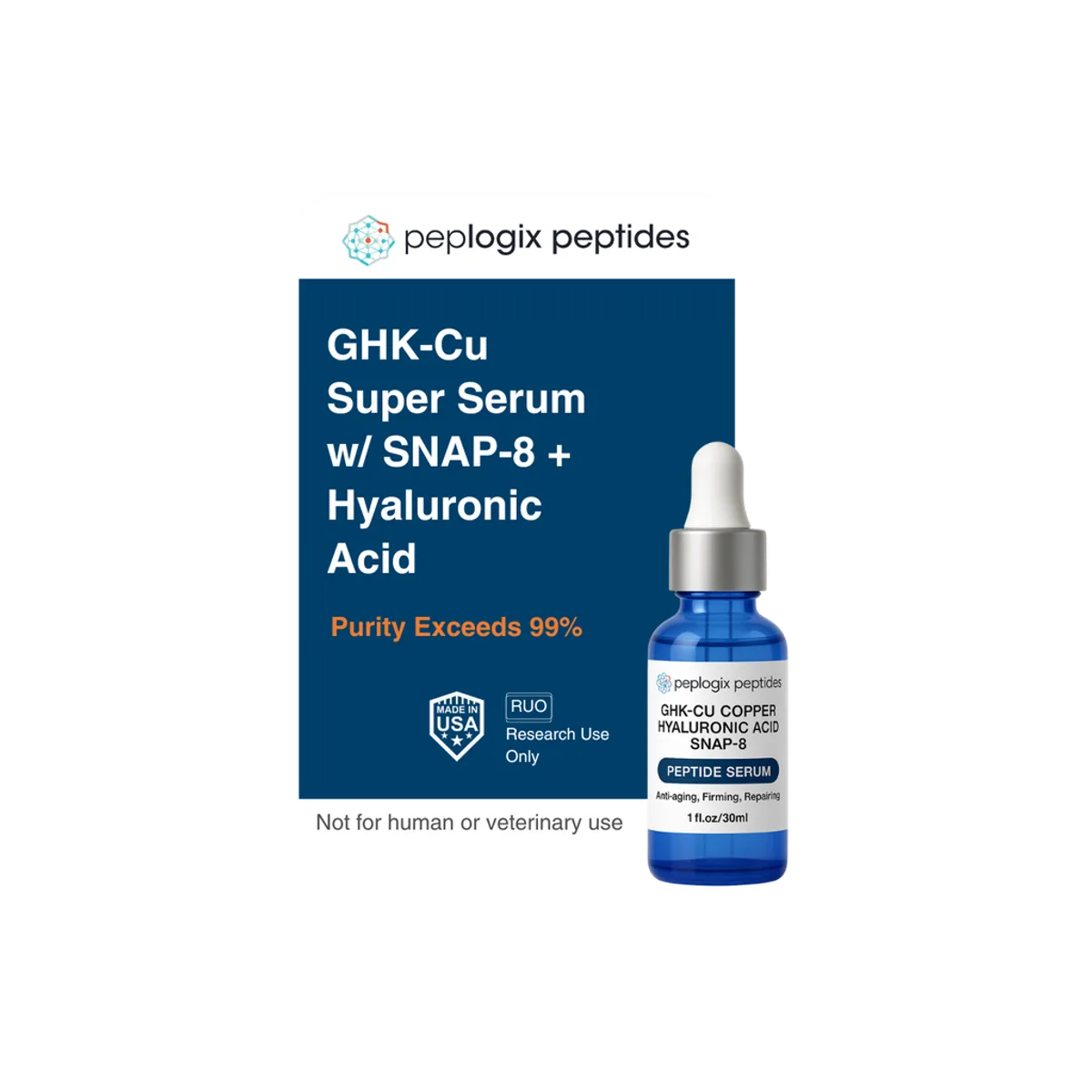 GHK-Cu Super Serum w/ SNAP-8 – 30ml