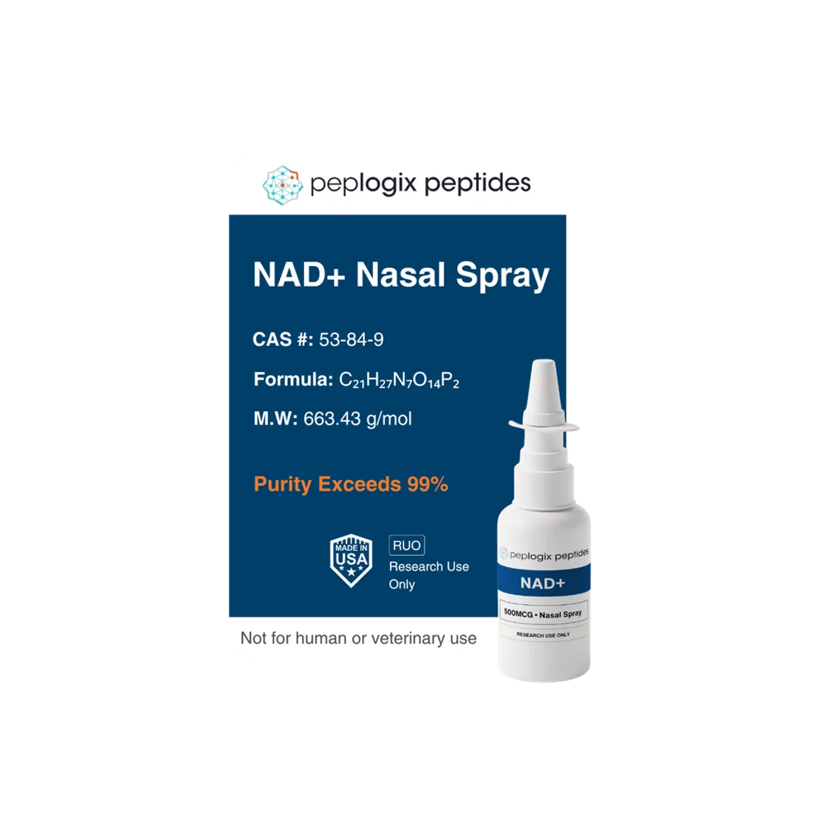 NAD+ Nasal Spray - 4500mg Default