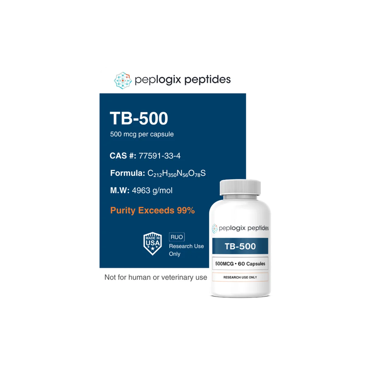 TB-500 Capsules - 500mcg Default