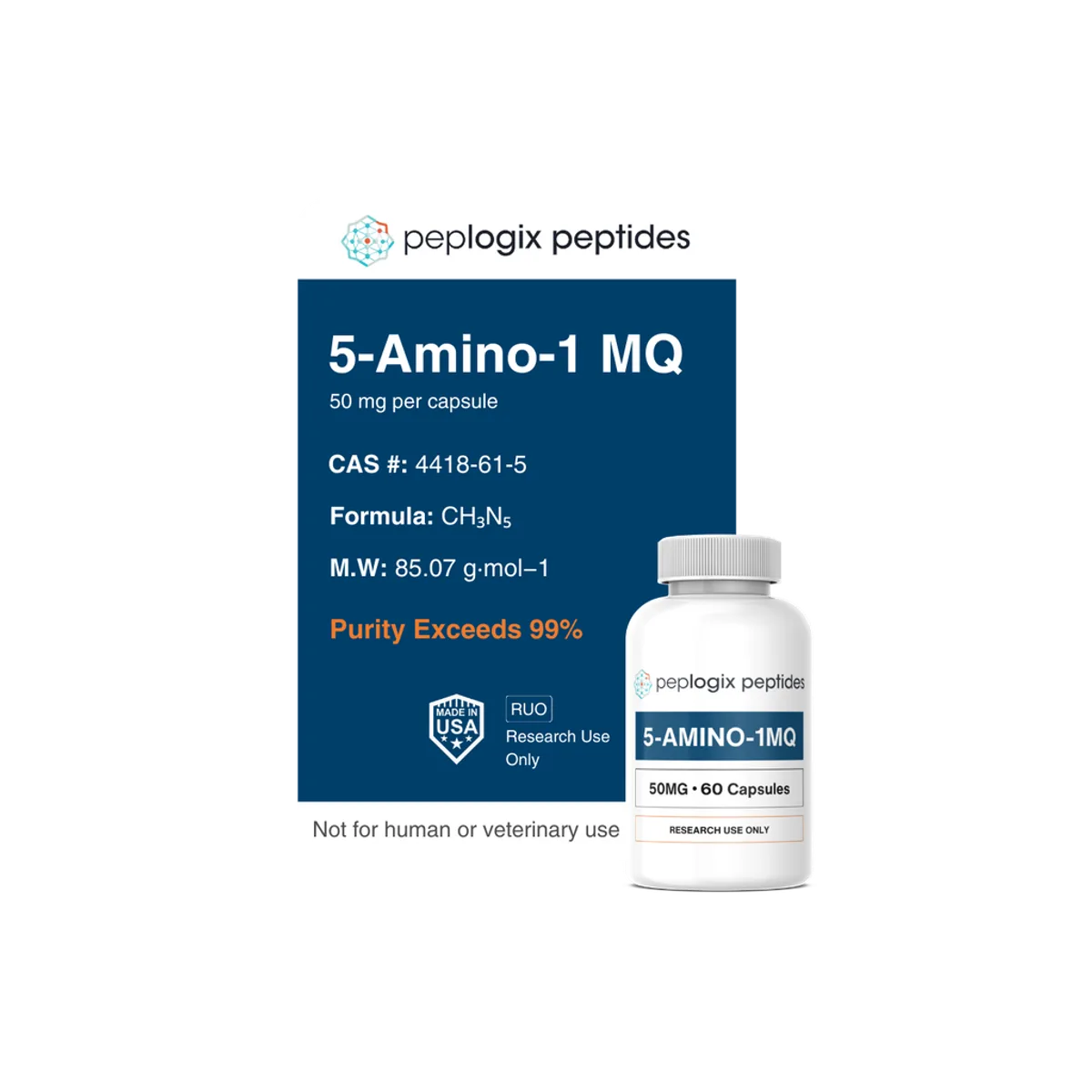 5-Amino-1 MQ Capsules - 50mg